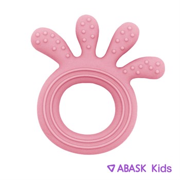 СИЛИКОНОВЫЙ ПРОРЕЗЫВАТЕЛЬ ABASK Kids осьминог, цвет розовый 78731 - фото 4928