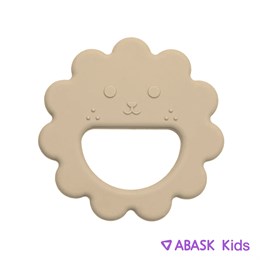 СИЛИКОНОВЫЙ ПРОРЕЗЫВАТЕЛЬ ABASK Kids львенок, цвет бежевый 78736