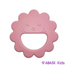 СИЛИКОНОВЫЙ ПРОРЕЗЫВАТЕЛЬ ABASK Kids львенок, цвет розовый 78737