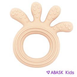 СИЛИКОНОВЫЙ ПРОРЕЗЫВАТЕЛЬ ABASK Kids осьминог, цвет белый 78727