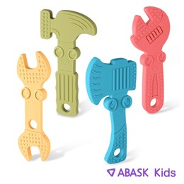 СИЛИКОНОВЫЙ НАБОР ИНСТРУМЕНТОВ ПРОРЕЗЫВАТЕЛЕЙ ABASK Kids